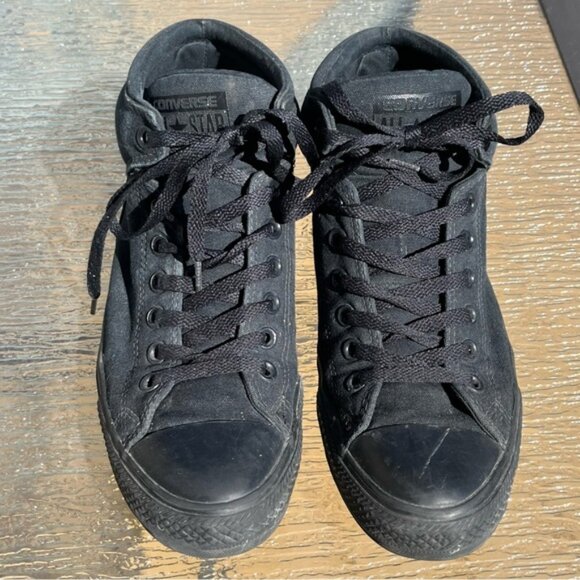 Converse Chuck Taylor All Star Black High-Top Sneakers - Picture 2 of 13